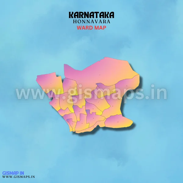 Honnavara Ward Map (Karnataka)